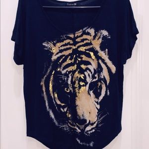 Tiger Print Top